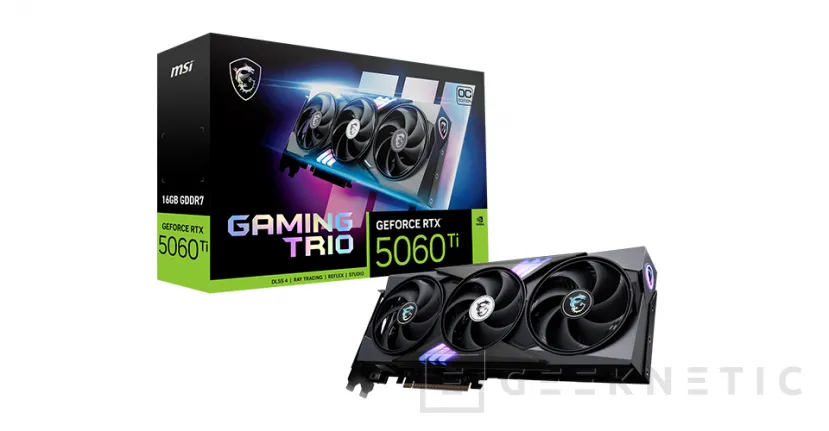 Geeknetic MSI presenta sus RTX 5060 Series bajo los modelos VANGUARD, GAMING TRIO, GAMING, VENTUS e INSPIRE 3