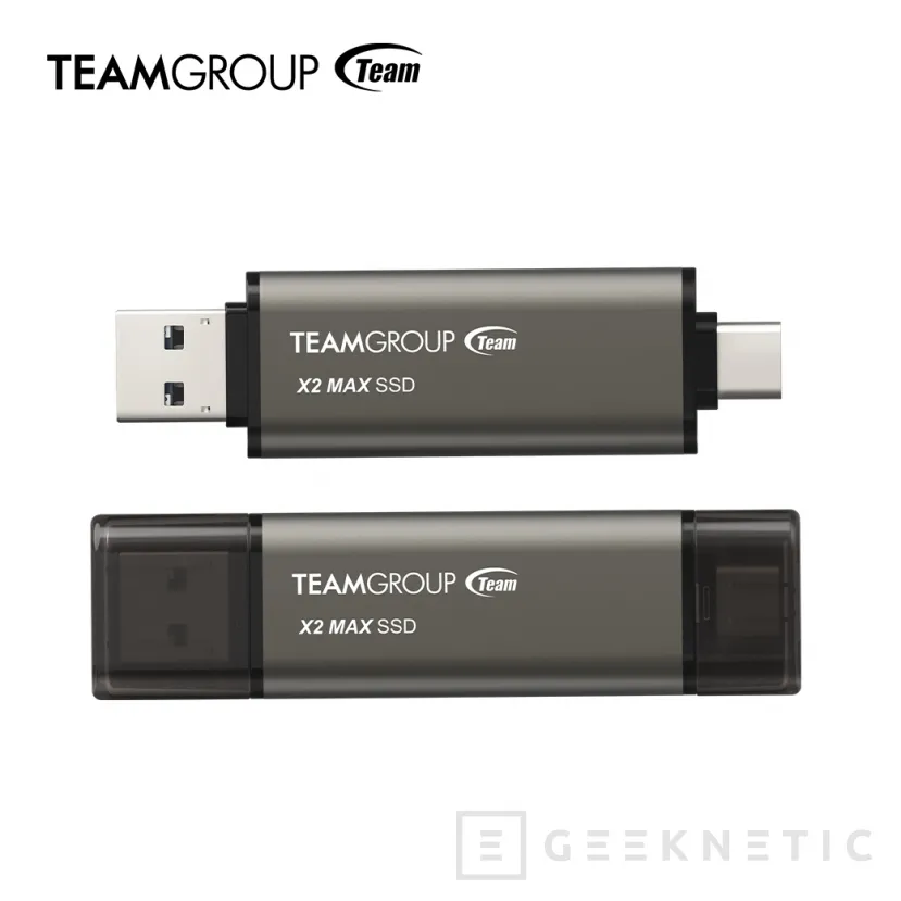 Geeknetic La unidad SSD externa TeamGroup X2 MAX incluye USB-A y USB-C y alcanza los 1.000 MB/s 2