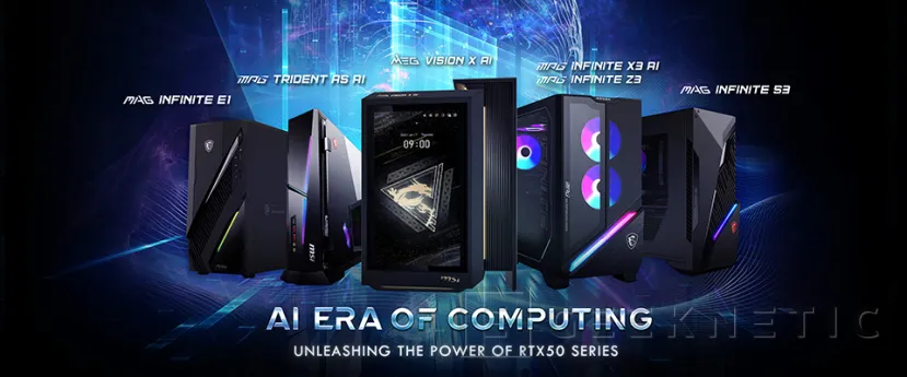 Geeknetic MSI renueva sus PCs de sobremesa para introducir las nuevas RTX 5060 Series 1