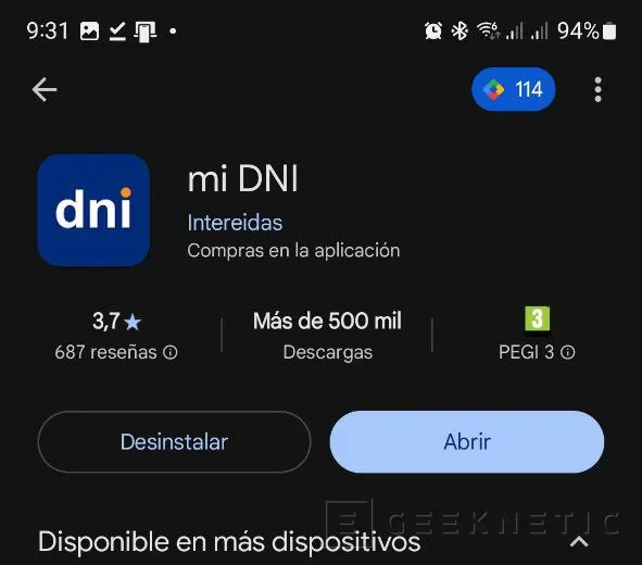 Geeknetic La app oficial MiDNI se retrasa, que no te engañen con apps falsas 3