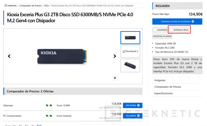 Geeknetic REGALAMOS un PC Gaming de 2.000 Euros por usar nuestro Comparador de Precios 3