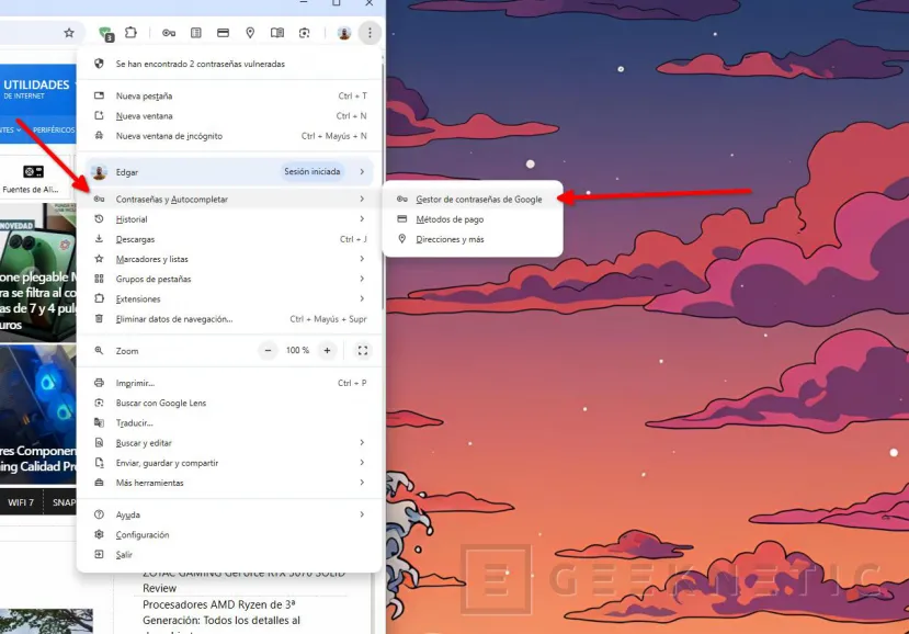 Geeknetic Cómo Exportar tus Contraseñas de Chrome a otros navegadores 1