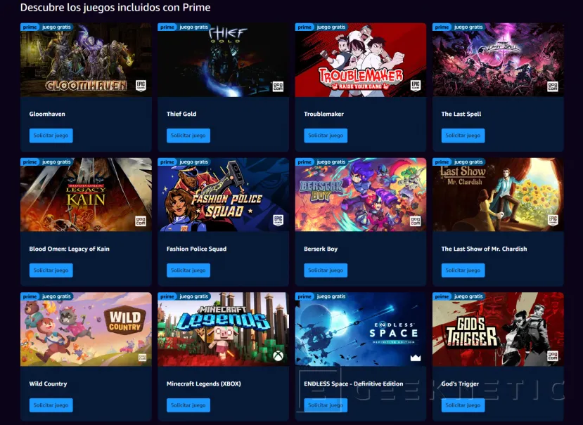 Geeknetic Más juegos gratis con Amazon Prime Gaming, Legacy of Kain y Thief Gold entre ellos 1
