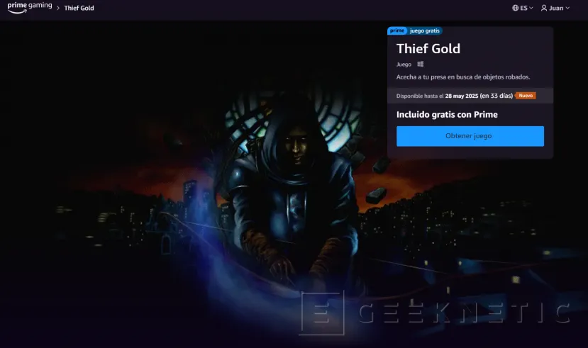 Geeknetic Más juegos gratis con Amazon Prime Gaming, Legacy of Kain y Thief Gold entre ellos 2