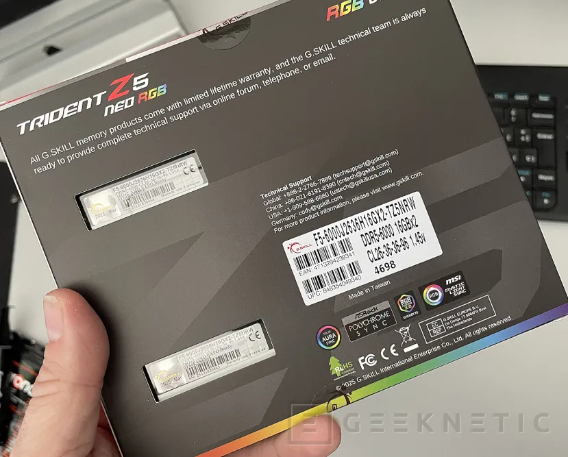 Geeknetic G.Skill Trident Z5 Neo RGB DDR5-6000 CL26 Review 2