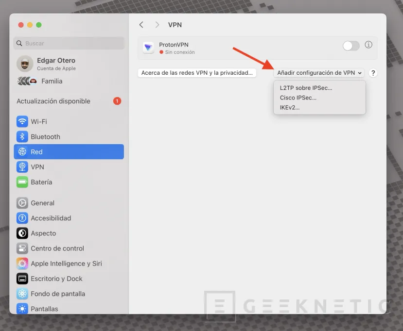 Geeknetic Cómo utilizar una VPN en MacOS 12
