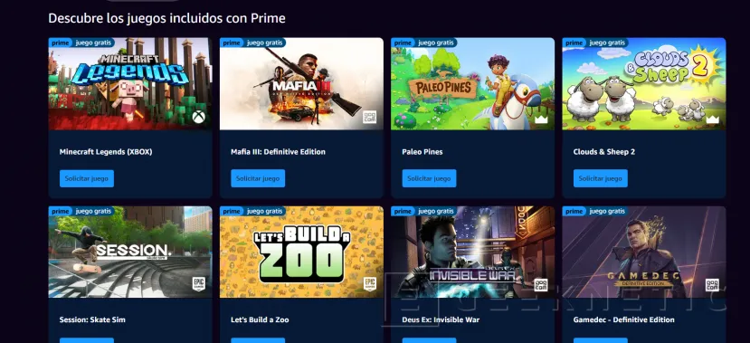 Geeknetic Amazon regala 5 juegos en abril, Minecraft Legends para PC y Xbox es uno de ellos 1