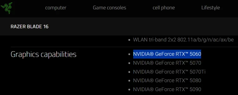 Geeknetic Se dejan ver las RTX 5060 y RTX 5050 en portátiles de Lenovo, LG y Razer 3