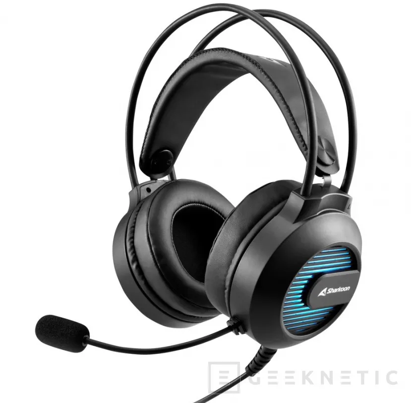 Geeknetic Nuevos auriculares Sharkoon SKILLER SGH20 con RGB y micrófono por menos de 27 euros 1