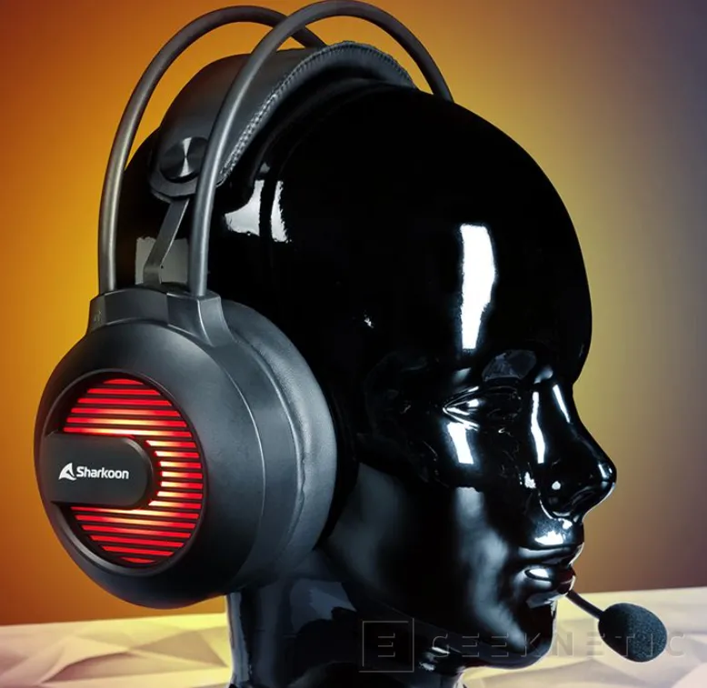 Geeknetic Nuevos auriculares Sharkoon SKILLER SGH20 con RGB y micrófono por menos de 27 euros 2