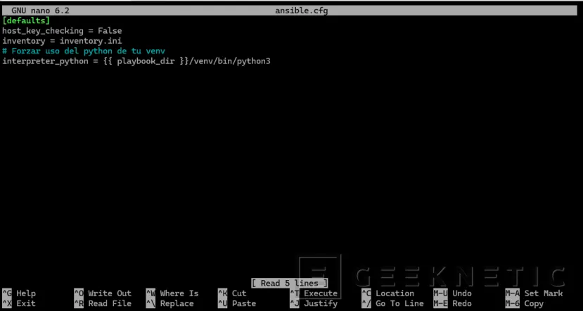 Geeknetic Cómo automatizar la creación de un clúster Kubernetes en VMs Ubuntu de Proxmox con Ansible 3