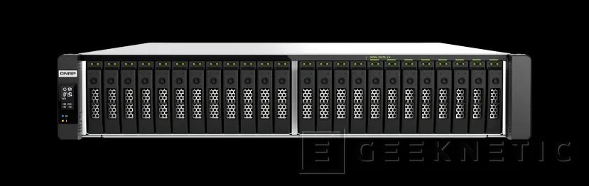 Geeknetic Hasta 24 discos SSD, 4 ranuras PCIe 4.0 y doble procesador Xeon Silver en el NAS QNAP TDS-h2489FU R2 1