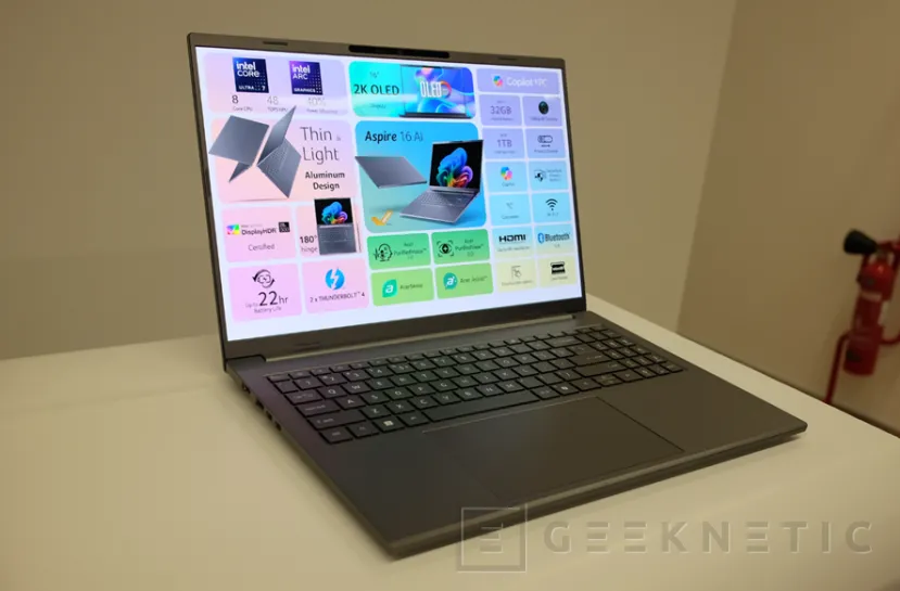 Geeknetic Nuevos Portátiles Acer con Copilot+ PC y modelos Predator y Nitro con RTX 50 al detalle 15