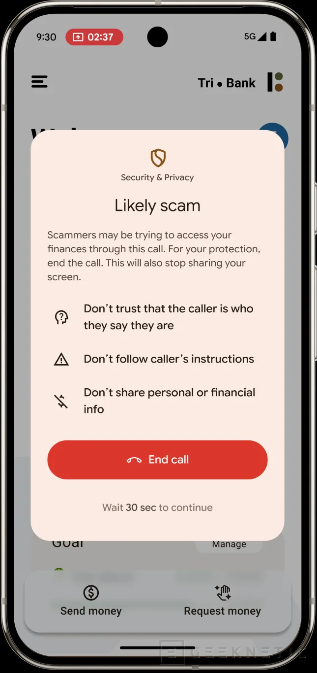 Geeknetic Android 16 llegará con mayor seguridad y privacidad de serie 1