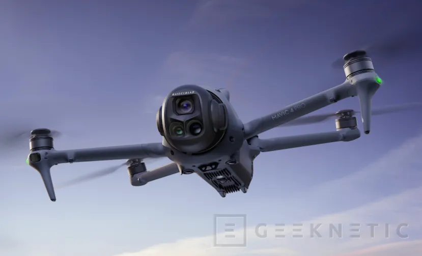 Geeknetic Nuevo dron DJI Mavic 4 Pro con triple cámara y estabilizador de 360º 2