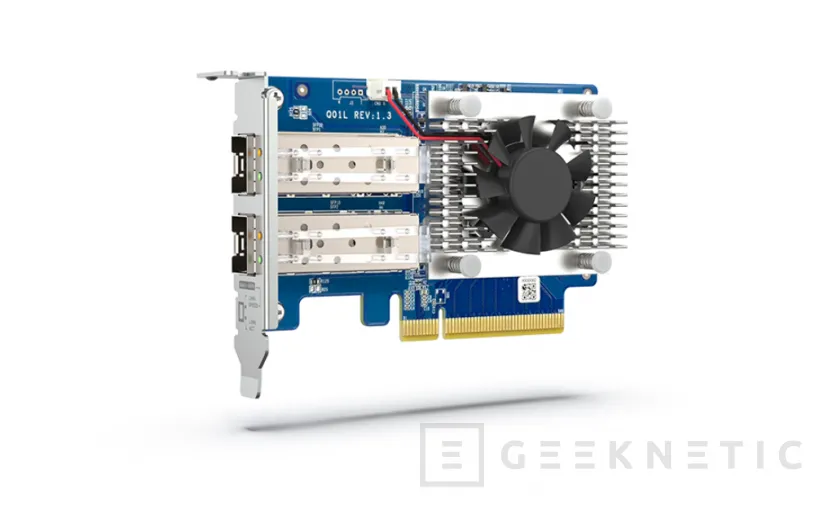Geeknetic La tarjeta PCIe QNAP QXG-10G2SF-NXE ofrece dos puertos SFP+ de 10 GbE 1