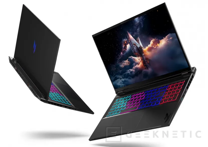 Geeknetic Procesadores AMD Ryzen AI y RTX 5070 Ti en los nuevos Acer Nitro 16S AI y 18 AI 2