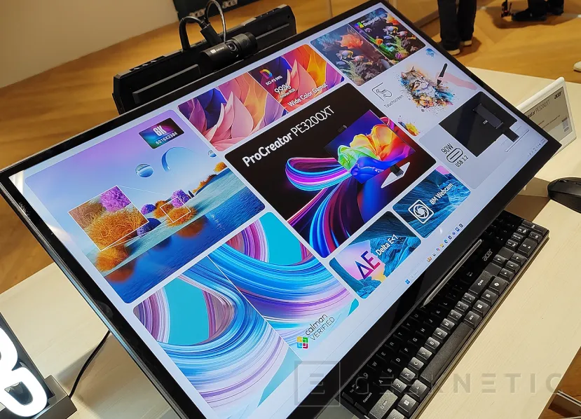 Geeknetic El nuevo Acer ProCreator PE320QXT ofrece soporte táctil y digitalizador con un formato de peana ultra flexible 2