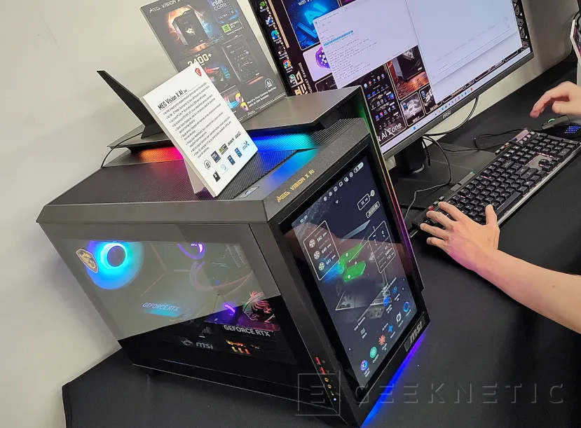 Geeknetic MSI introduce la segunda generación del MEG Vision X IA, ahora con gráficas RTX 50. 1