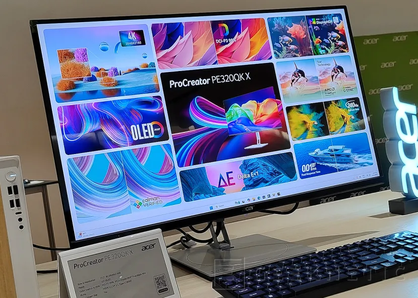 Geeknetic El Acer ProCreator PE320QK X se posiciona como la punta de lanza en monitores QD-OLED de Acer para creadores. 1