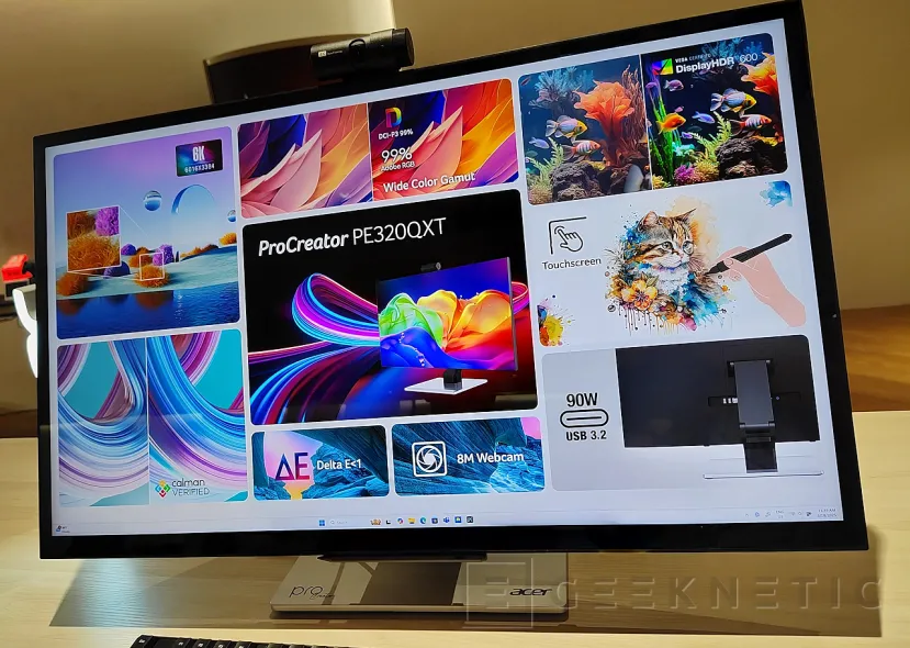 Geeknetic El nuevo Acer ProCreator PE320QXT ofrece soporte táctil y digitalizador con un formato de peana ultra flexible 1