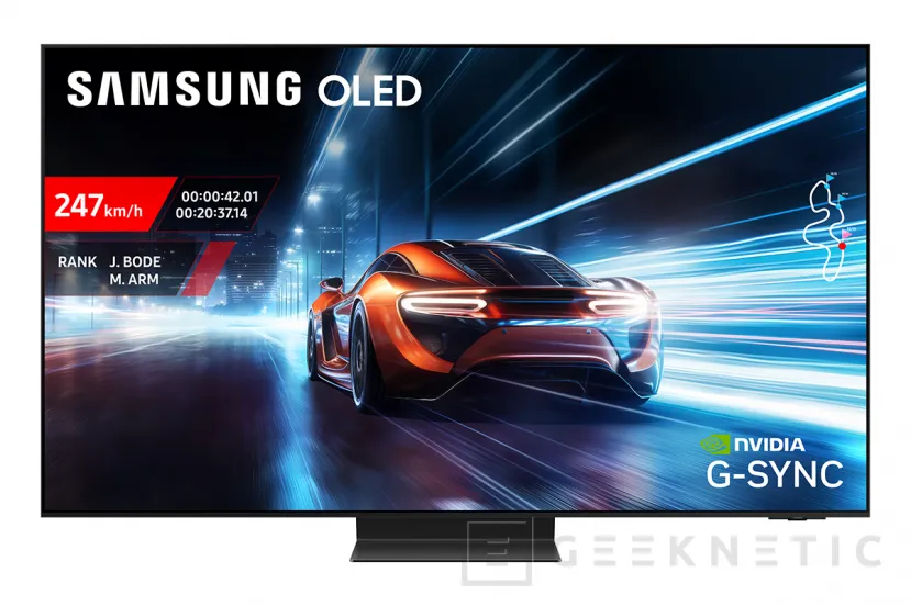 Geeknetic Samsung introduce compatibilidad con NVIDIA G-Sync en sus televisores OLED 2025 1