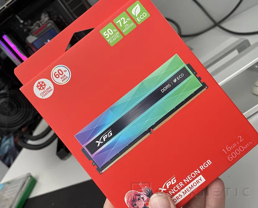 Geeknetic XPG LANCER NEON RGB DDR5 6000 C30 Review 1