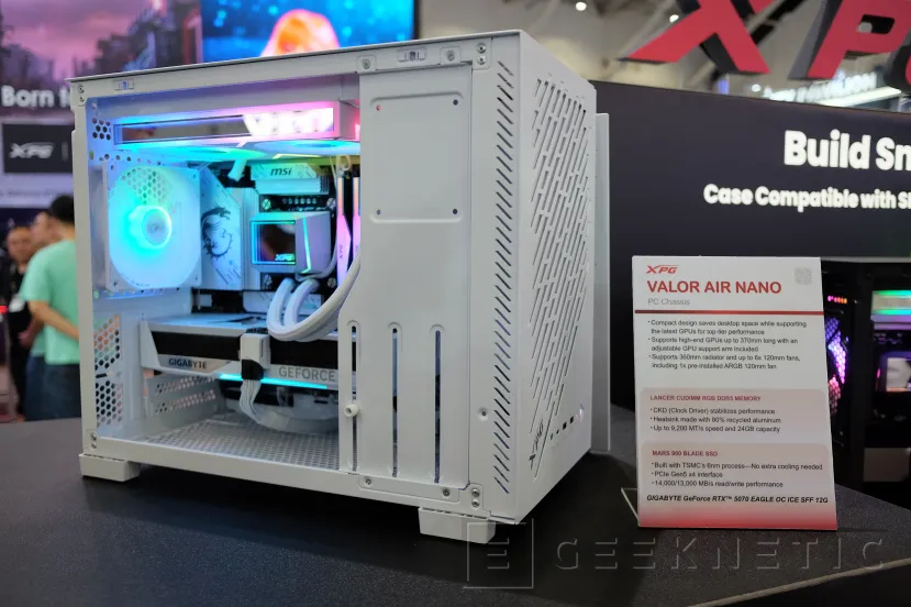 Geeknetic Nuevas torres SFF ADATA XPG Valor Air Nano y Mesh Nano con diseño compacto 1