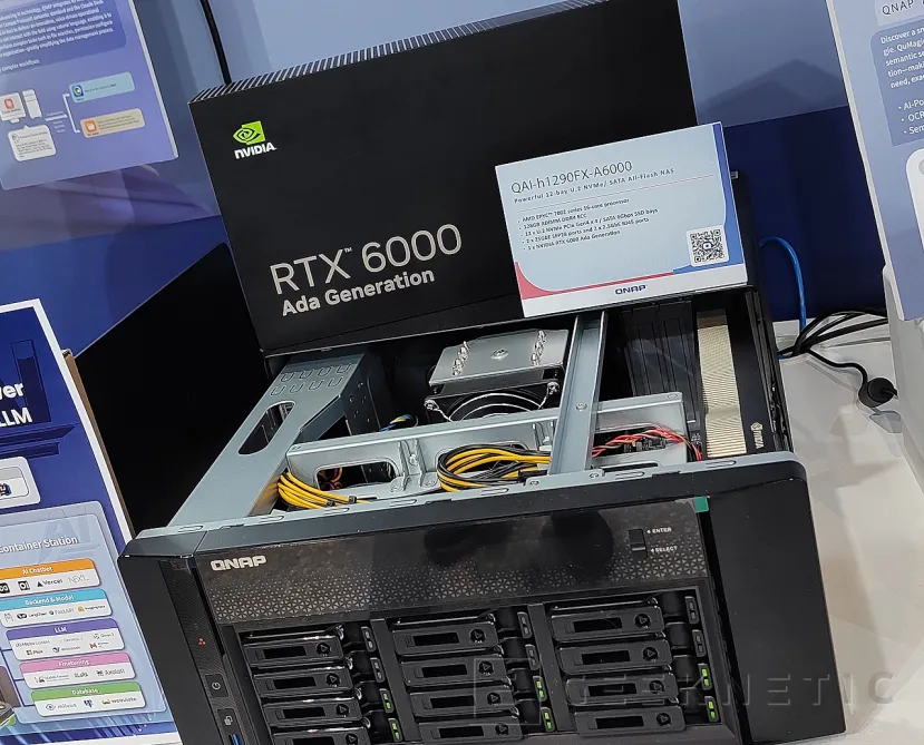 Geeknetic QNAP presenta el QAI-H1290FX-A6000 con AMD EPYC y NVIDIA RTX 6000 para IA 1