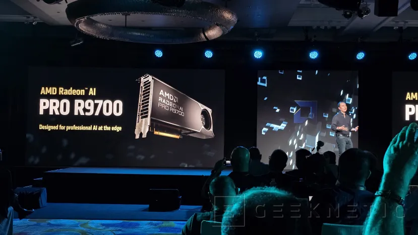 Geeknetic La nueva AMD Radeon AI PRO 9700 llega con 32 GB de VRAM y hasta 1.531 TOPS 1