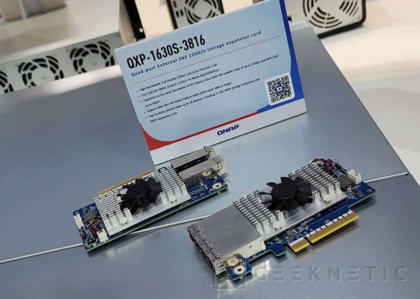 Geeknetic Nuevas tarjetas de expansión de QNAP con conectividad 100 GbE, SAS y un modelo externo USB4 con 25GbE 2