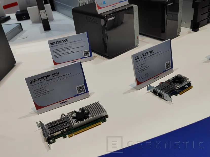 Geeknetic Nuevas tarjetas de expansión de QNAP con conectividad 100 GbE, SAS y un modelo externo USB4 con 25GbE 1
