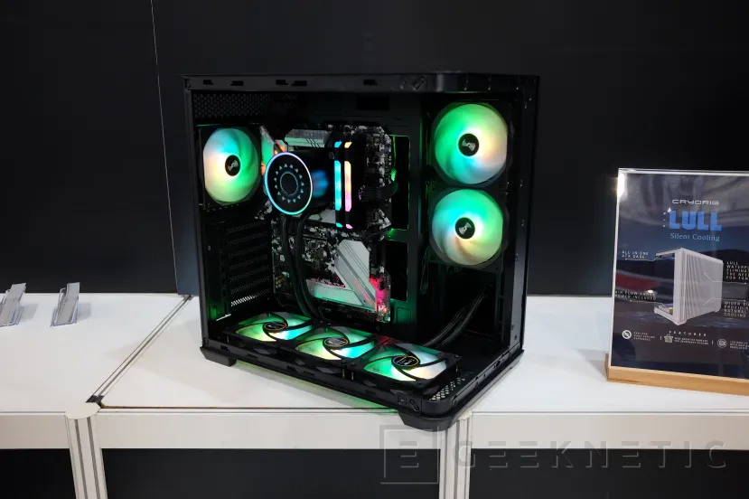 Geeknetic La nueva caja Cryorig Lull incorpora una RL AiO silenciosa usando el lateral derecho como radiador pasivo 3