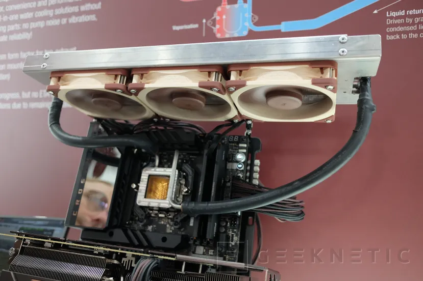 Geeknetic Noctua nos enseña sus avances en su sistema de refrigeración líquida sin bomba de &quot;efecto Termosifón&quot; 1