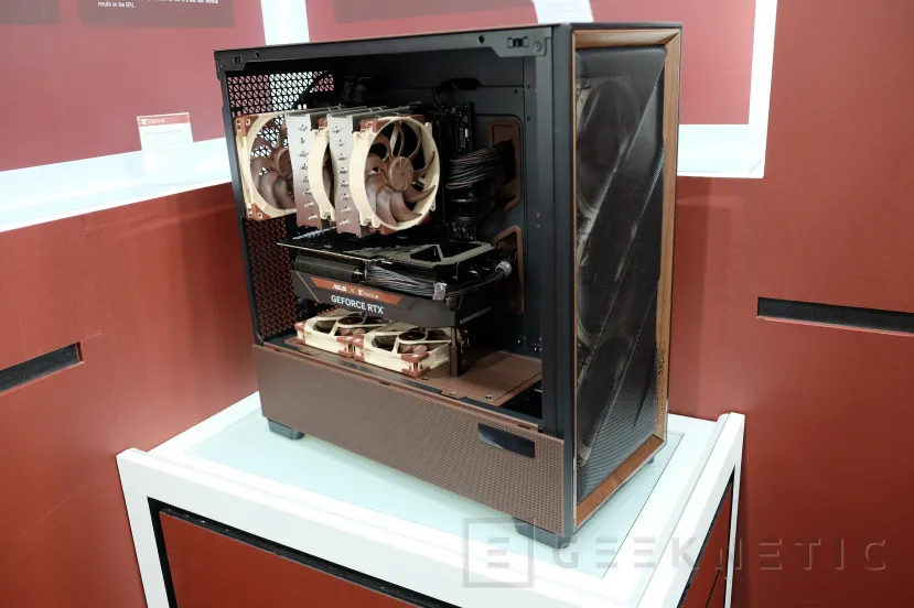 Geeknetic Nuevas cajas y PC Noctua Edition con el diseño y refrigeración de la marca 2