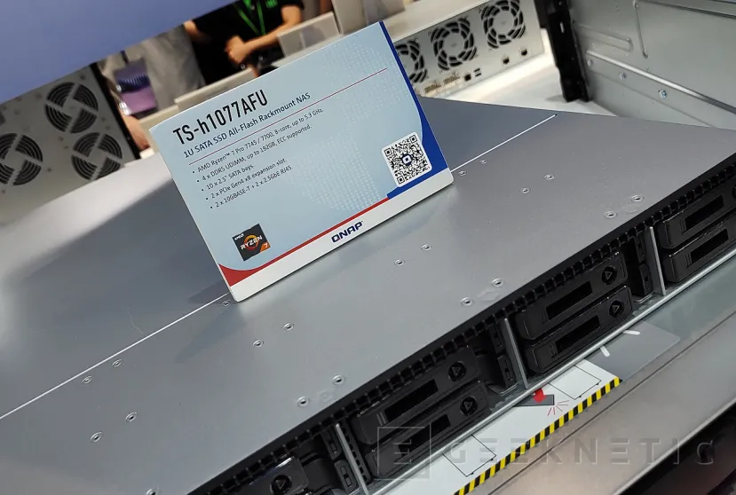 Geeknetic QNAP añade una solución “all flash” TS-h1077AFU impulsada por Ryzen 7 a su gama enrackada 1