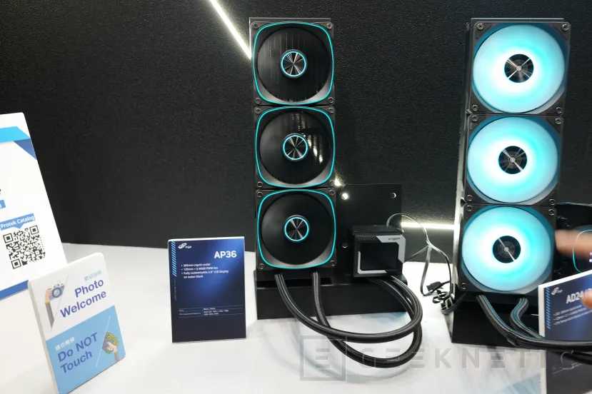 Geeknetic Nuevas refrigeraciones líquidas AiO de FSP con pantallas en el bloque 2