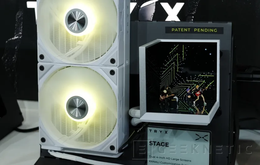 Geeknetic TRYX integra paneles LCD en distintos formatos en sus nuevas soluciones de refrigeración 2