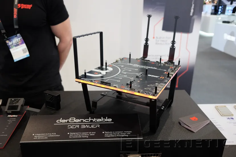 Geeknetic Novedades de Thermal Grizzly en COMPUTEX, nuevas placas para RL DeltaMate, mesa de pruebas Der8enchtable y WireView Pro II 7