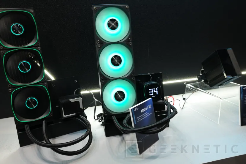 Geeknetic Nuevas refrigeraciones líquidas AiO de FSP con pantallas en el bloque 3