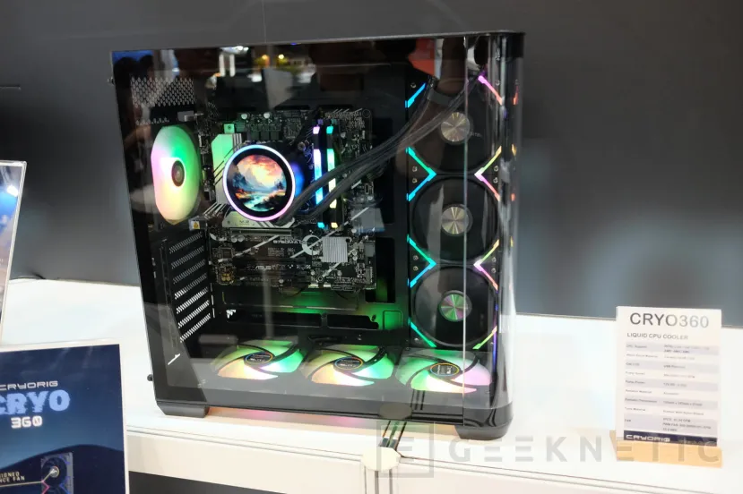 Geeknetic Cryorig en COMPUTEX, disipador de doble torre con LCD, RL AiO con pantalla LCD y ventiladores de alto rendimiento y otras novedades 10