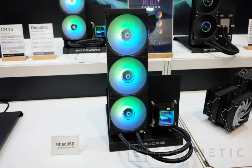 Geeknetic Cryorig en COMPUTEX, disipador de doble torre con LCD, RL AiO con pantalla LCD y ventiladores de alto rendimiento y otras novedades 12