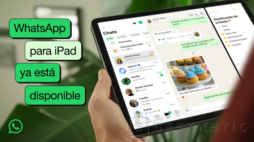 Geeknetic Whatsapp llega finalmente al iPad 1