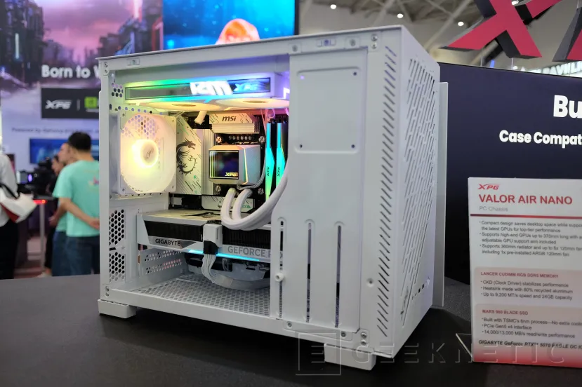 Geeknetic Todas las Novedades de ADATA XPG en el Computex: SSD de alto rendimiento con RL, modelos externos con TB 5, cajas y fuentes SFF, y mucho más 14