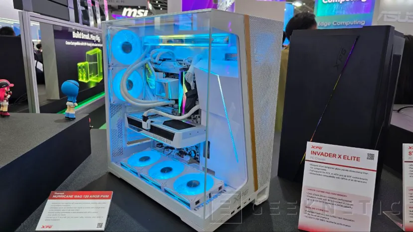 Geeknetic Todas las Novedades de ADATA XPG en el Computex: SSD de alto rendimiento con RL, modelos externos con TB 5, cajas y fuentes SFF, y mucho más 13