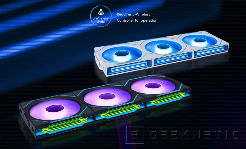 Geeknetic Los ventiladores inalámbricos Lian Li UNI FAN SL-INFINITY pueden modificar su velocidad de giro e iluminación RGB sin cables 1