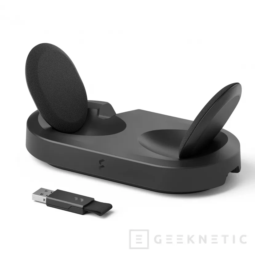 Geeknetic Fractal lanza sus primeros auriculares Scape para gaming, sin cable y con base de carga inalámbrica 4