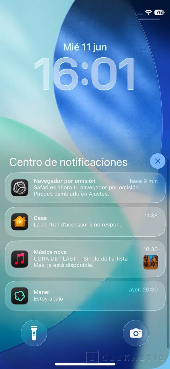Geeknetic Probamos iOS 26: llega con Liquid Glass y todas estas novedades  8