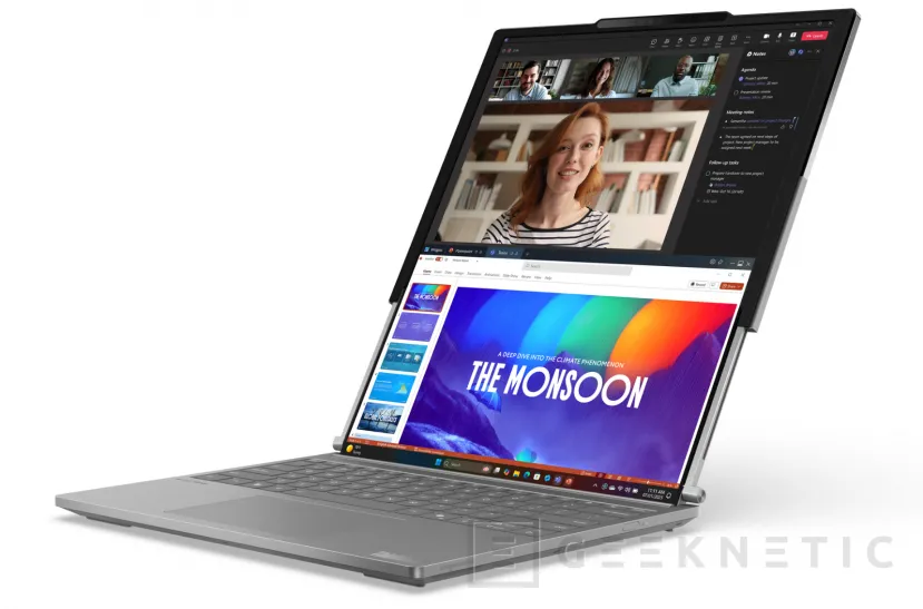 Geeknetic El primer portátil con pantalla enrollable se pone a la venta por 3.500 Dólares. Llega el Lenovo ThinkBook Plus Gen 6 Rollable 2