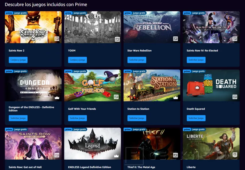 Geeknetic Tienes Gratis con Amazon Prime Gaming Tomb Raider I-II-III Remastered, Saint´s Row 2 y Star Wars Rebellion 1